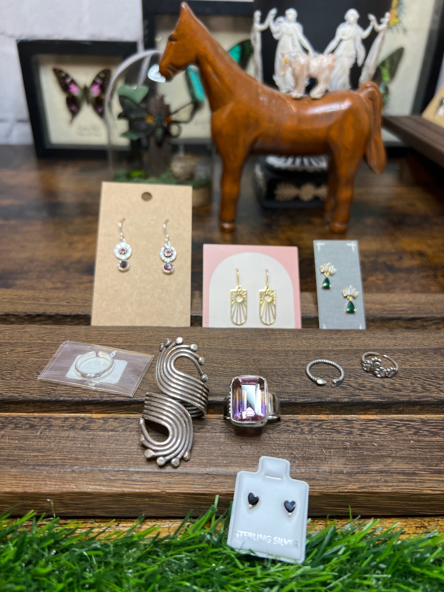 Jordan minus ring+earring