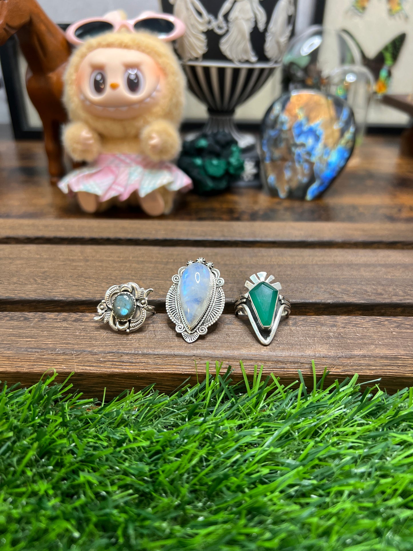 Electrum cosmetics added green ring