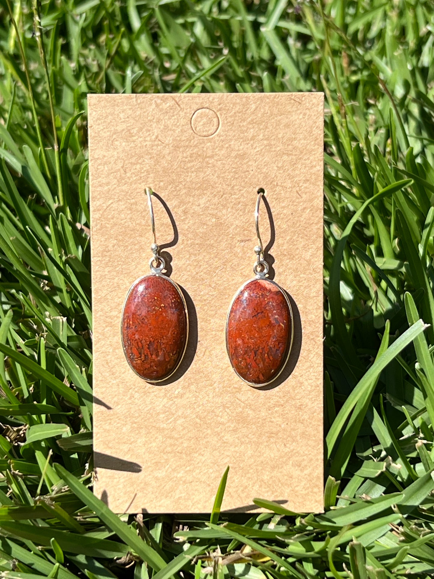 Maury Mountain Moss Agate Earrings