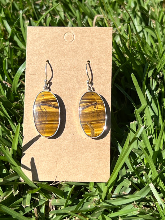 Tigers Eye Earring
