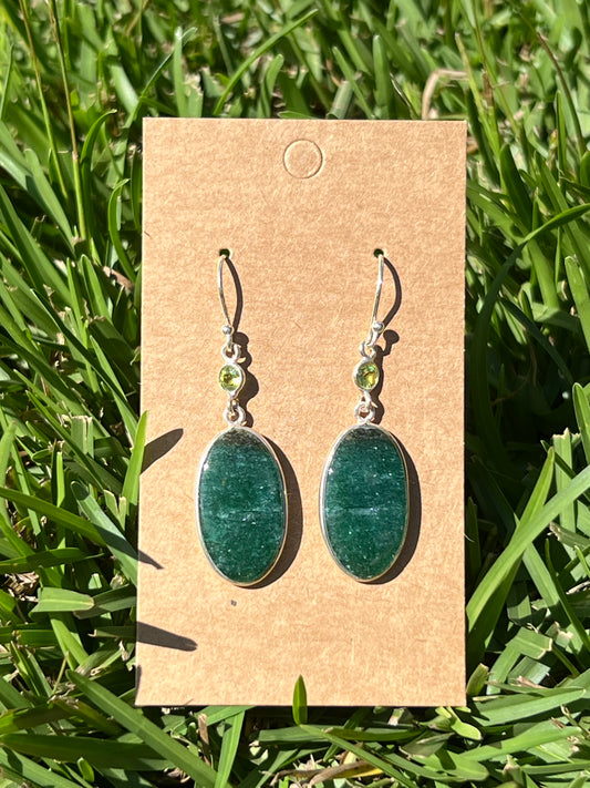 Aventurine & Peridot Earrings